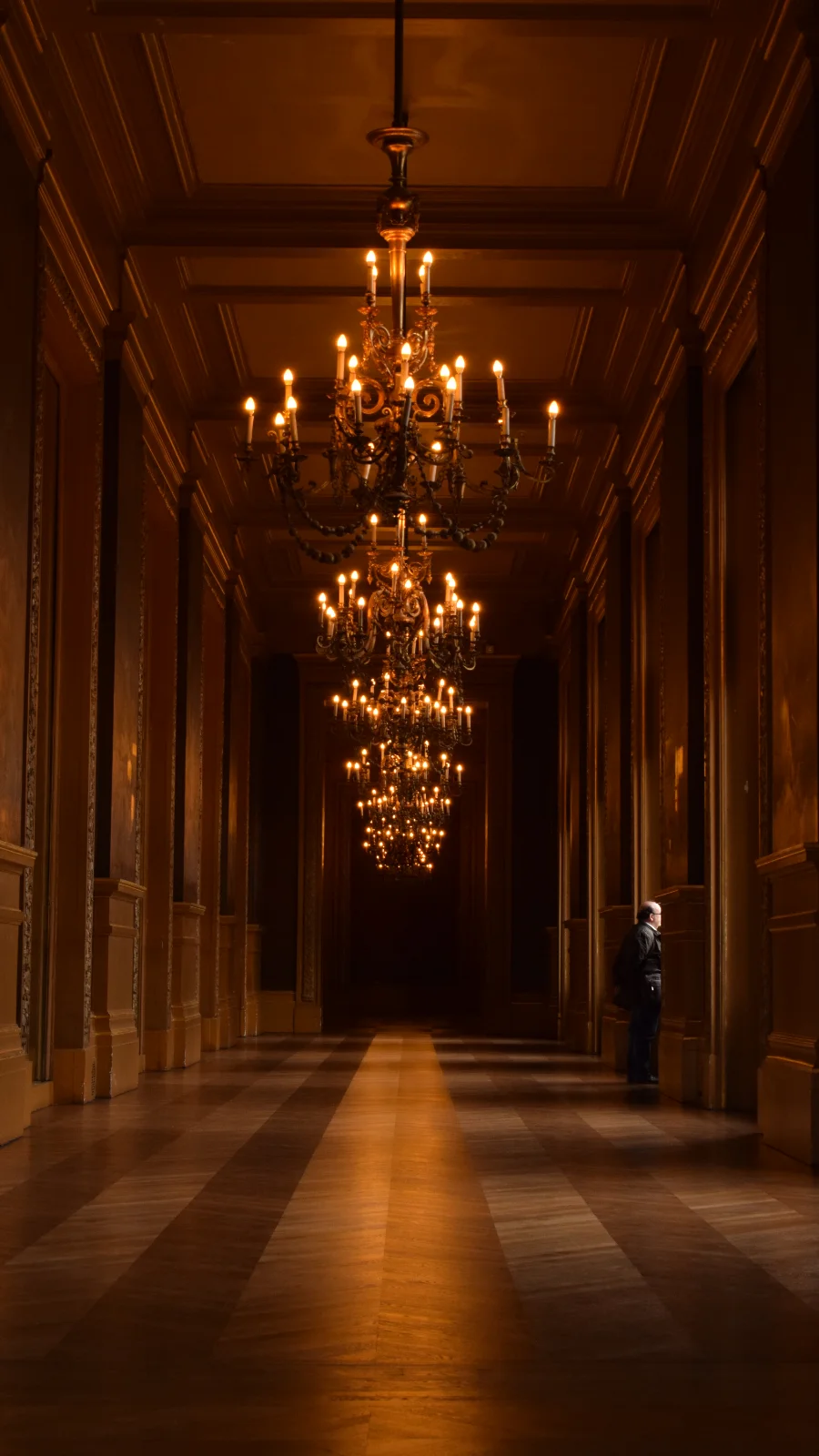 Private concierge corridor — members & guests only