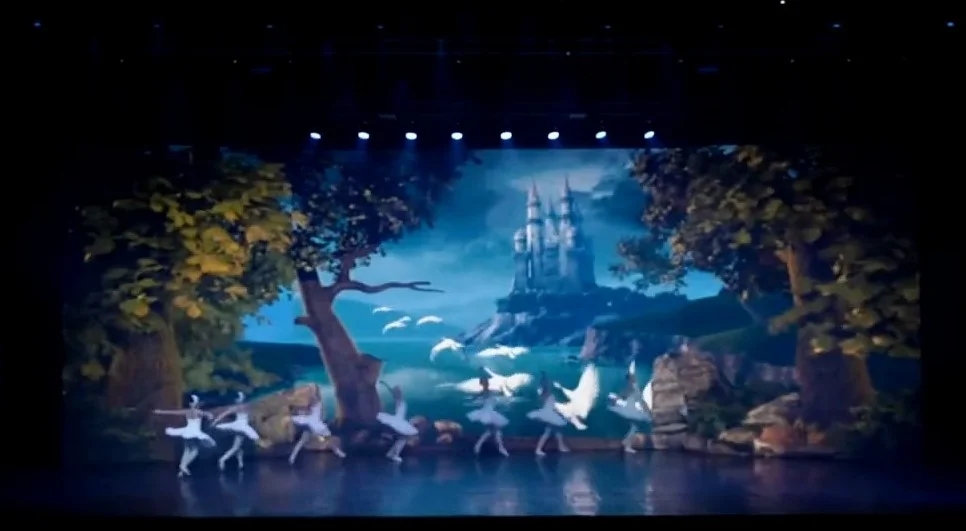 Swan Lake — lakeside scene